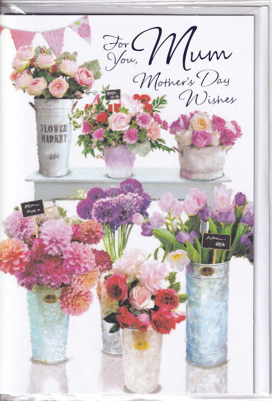 For You Mum Mother's Day Wishes Card