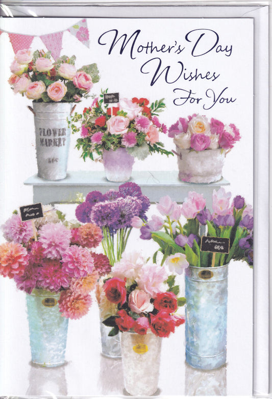 Flowers Wishes For You Mother's Day Card