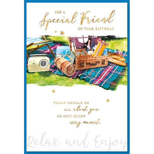 For A Special Friend On Your Birthday Card - Simon Elvin