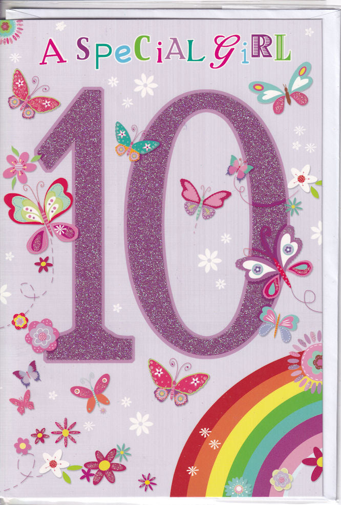 10 A Special Girl Birthday Card - Simon Elvin