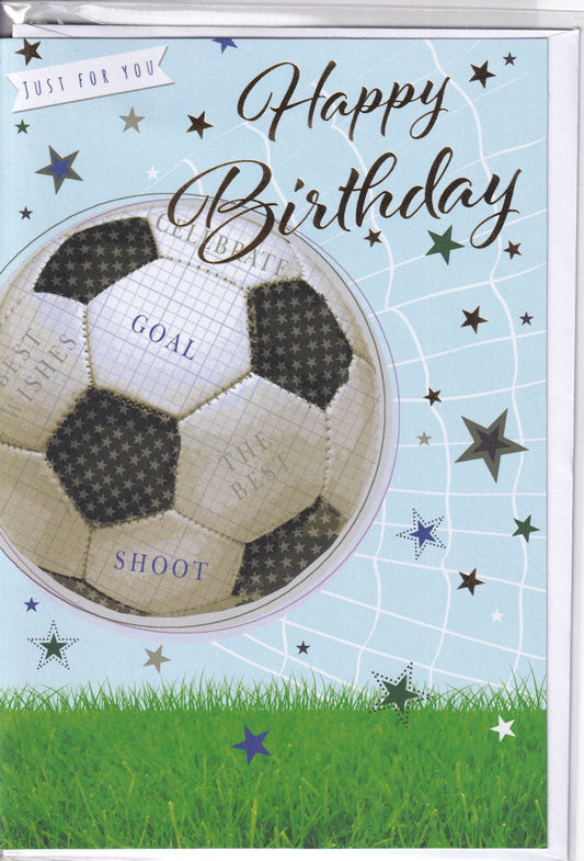 Football Happy Birthday Card - Simon Elvin