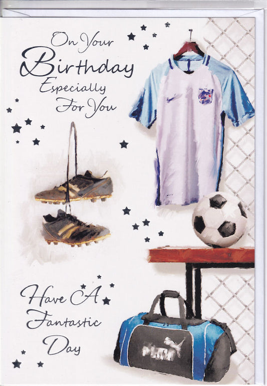 Football Birthday Card - Simon Elvin