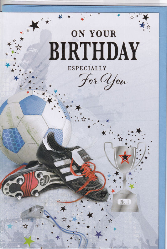 Football On Your Birthday Card - Simon Elvin