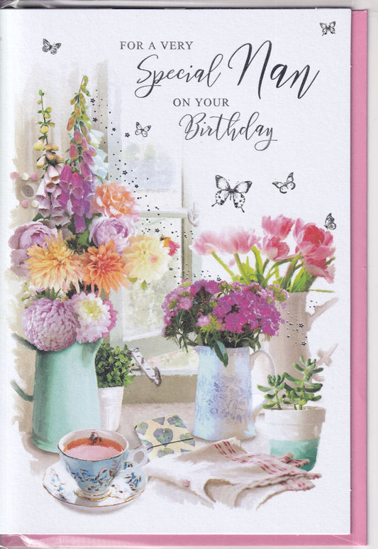 Special Nan On Your Birthday Card - Simon Elvin