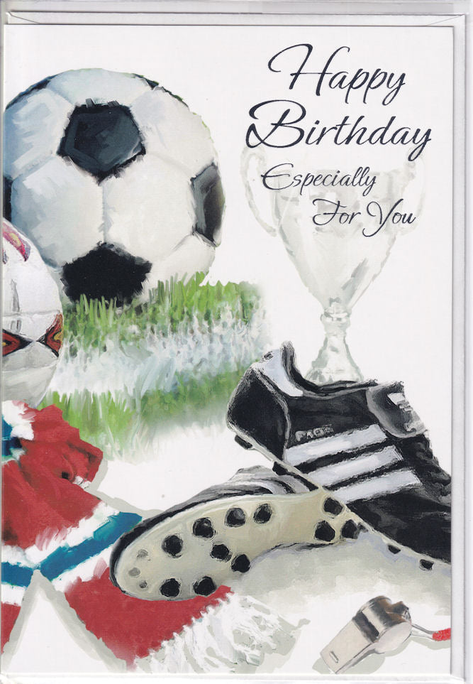 Football Happy Birthday Card - Simon Elvin