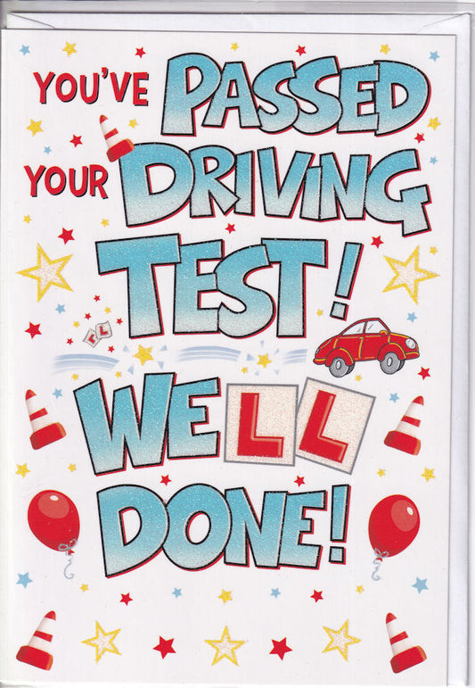 You've Passed Your Driving Test! Well Done! Card - Simon Elvin