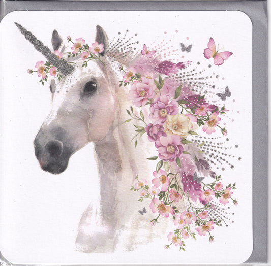 Unicorn Greeting Card - Nigel Quiney