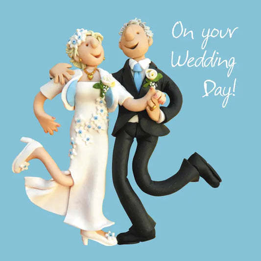 On Your Wedding Day! (Older Couple) Card - Holy Mackerel