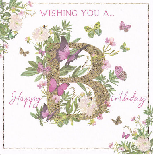Botanica Wishing You A Happy Birthday Card - Nigel Quiney