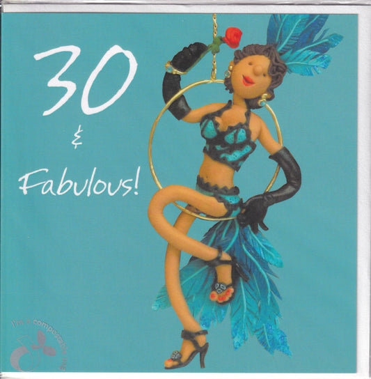 30 And Fabulous! Birthday Card - Holy Mackerel