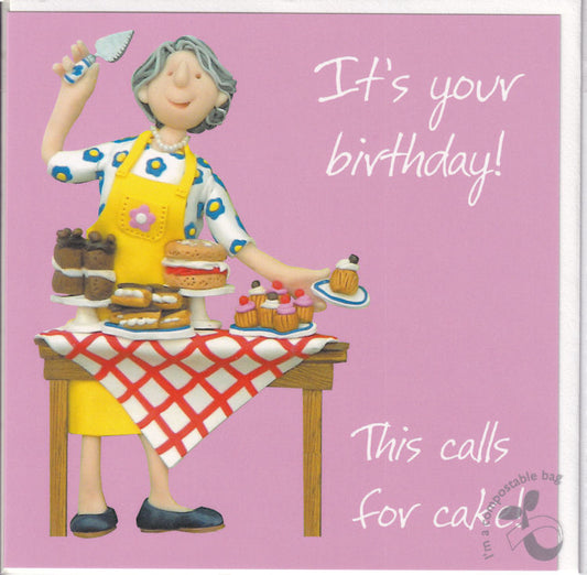 It's Your Birthday! This Calls For Cake! Birthday Card - Holy Mackerel