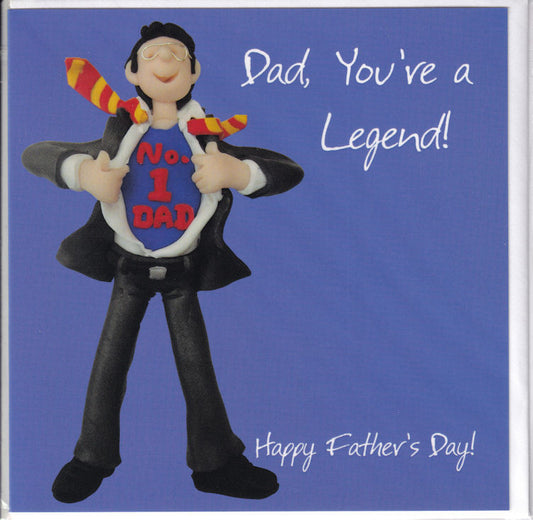 Dad You're A Legend Happy Father's Day! Card - Holy Mackerel
