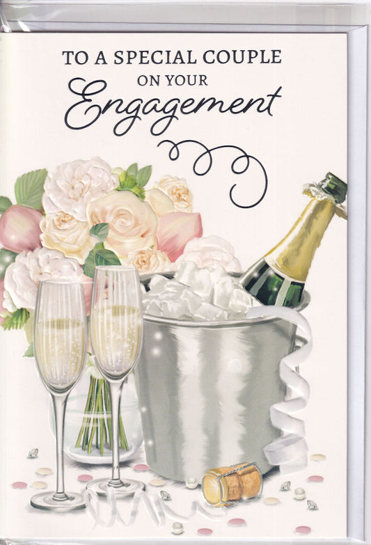 To A Special Couple On Your Engagement Card