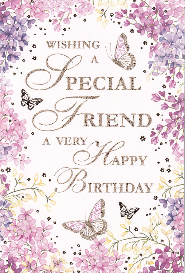 Wishing A Special Friend A Very Happy Birthday Card - Nigel Quiney