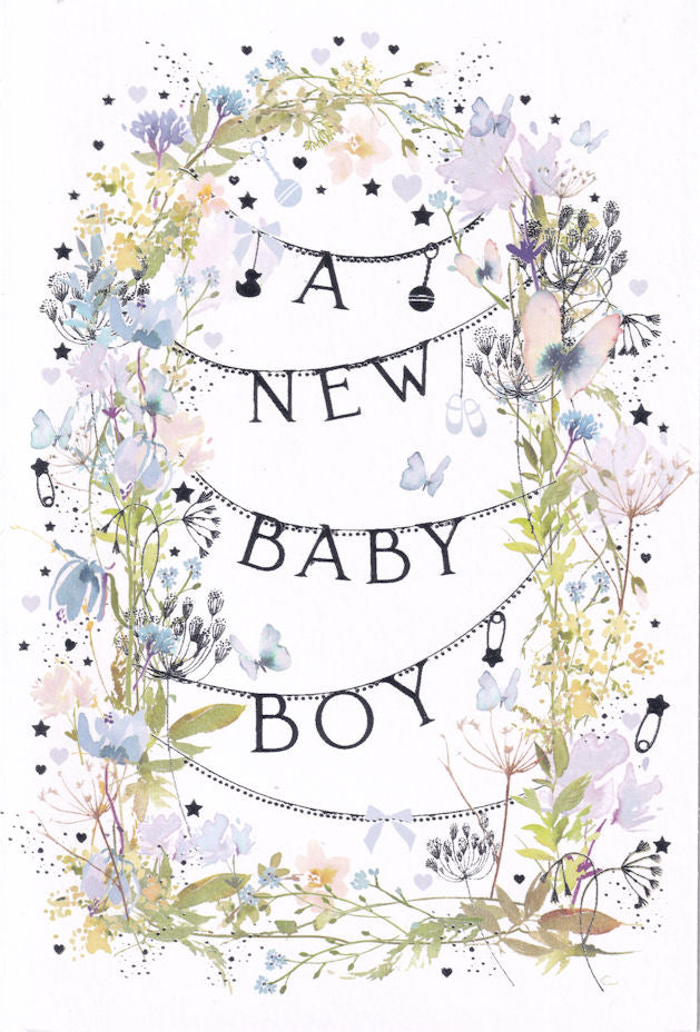 A New Baby Boy Card - Nigel Quiney