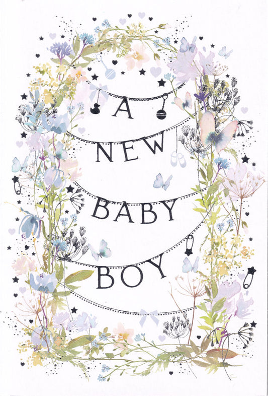 A New Baby Boy Card - Nigel Quiney
