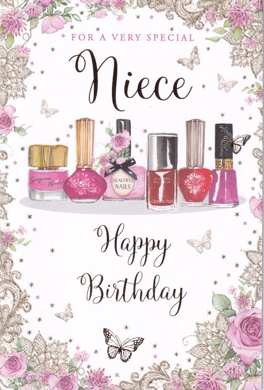 For A Very Special Niece Happy Birthday Card - Nigel Quiney