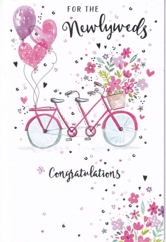 For The Newlyweds Congratulations Card - Nigel Quiney