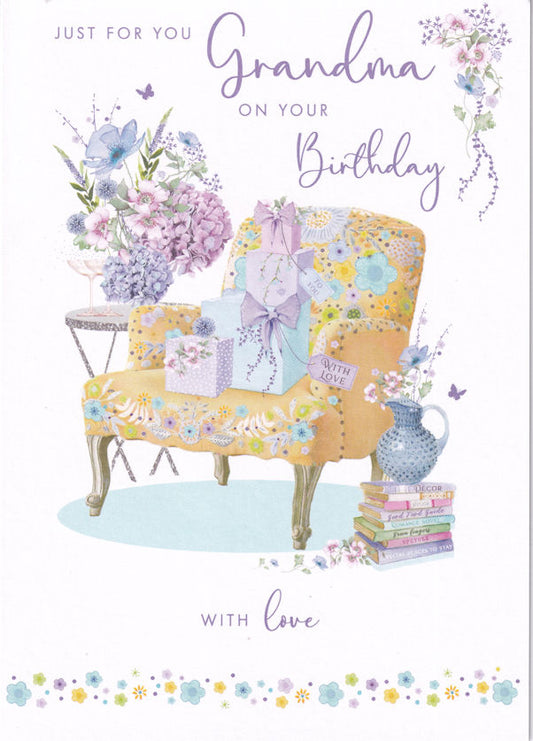 Just For You Grandma On Your Birthday Card - Nigel Quiney