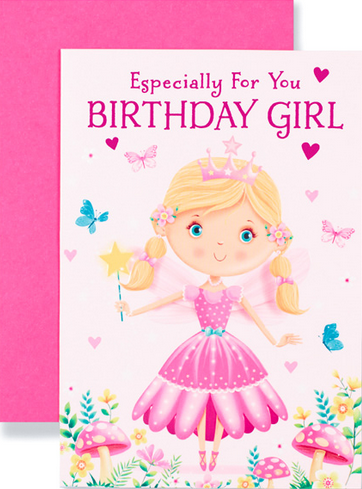 Especially For You Birthday Girl Card