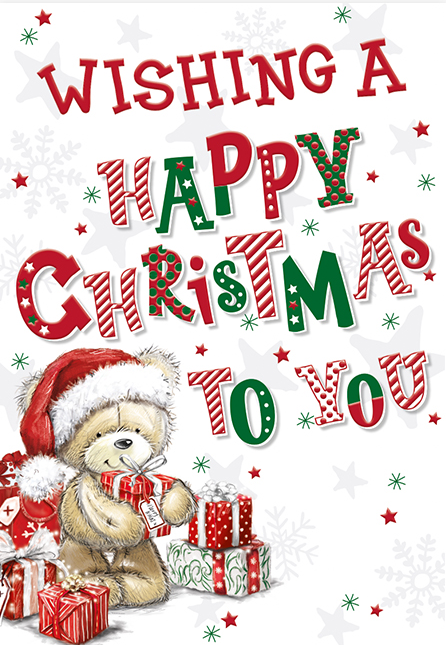 Wishing A Happy Christmas To You Christmas Card