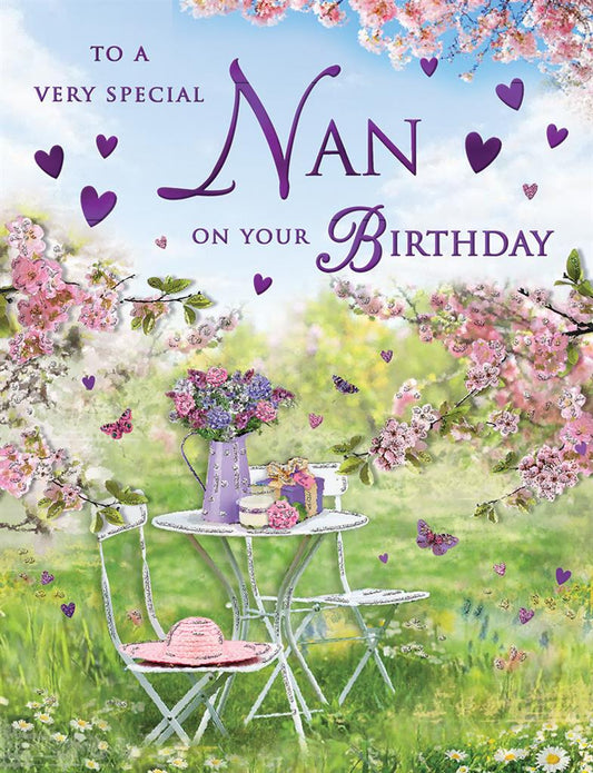 To A Very Special Nan On Your Birthday Card
