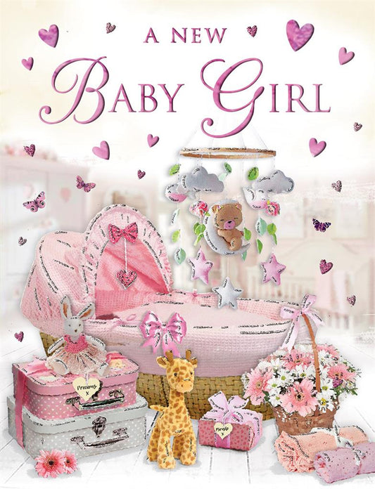 A New Baby Girl Card