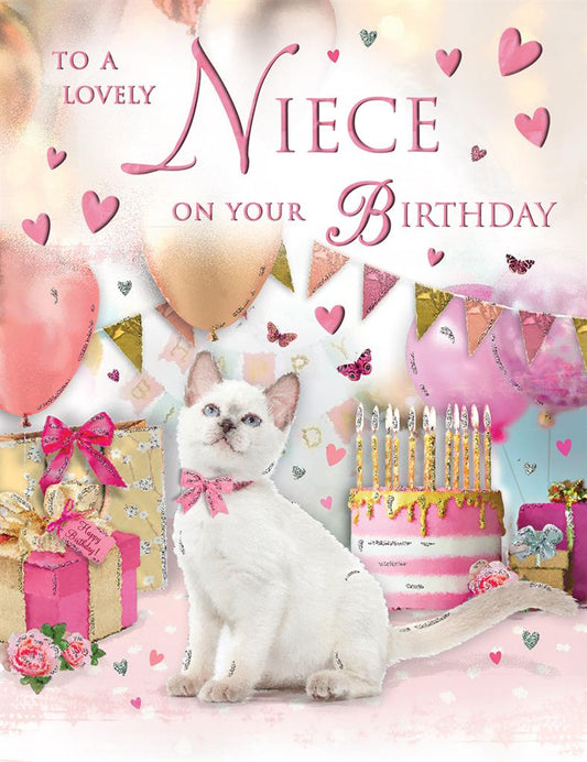 To A Lovely Niece On Your Birthday Card