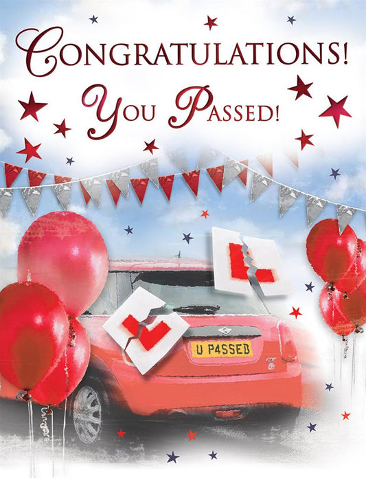 Driving Test Congratulations! You Passed! Card