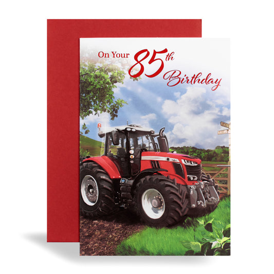 Tractor On Your 85th Birthday Card