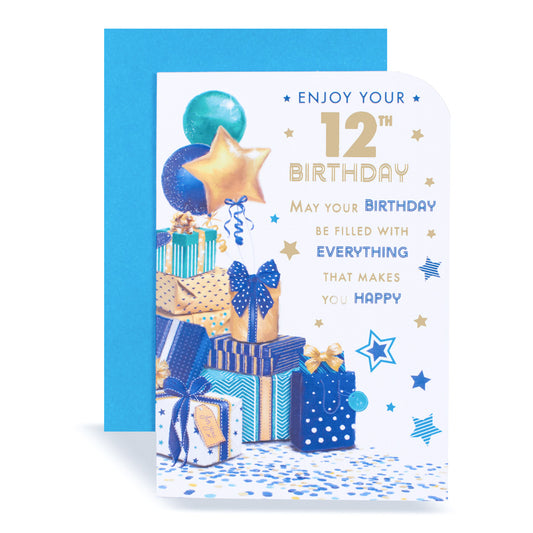 Enjoy Your 12th Birthday Card