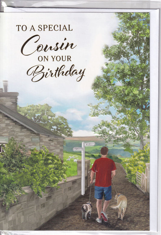 Male Cousin On Your Birthday Card