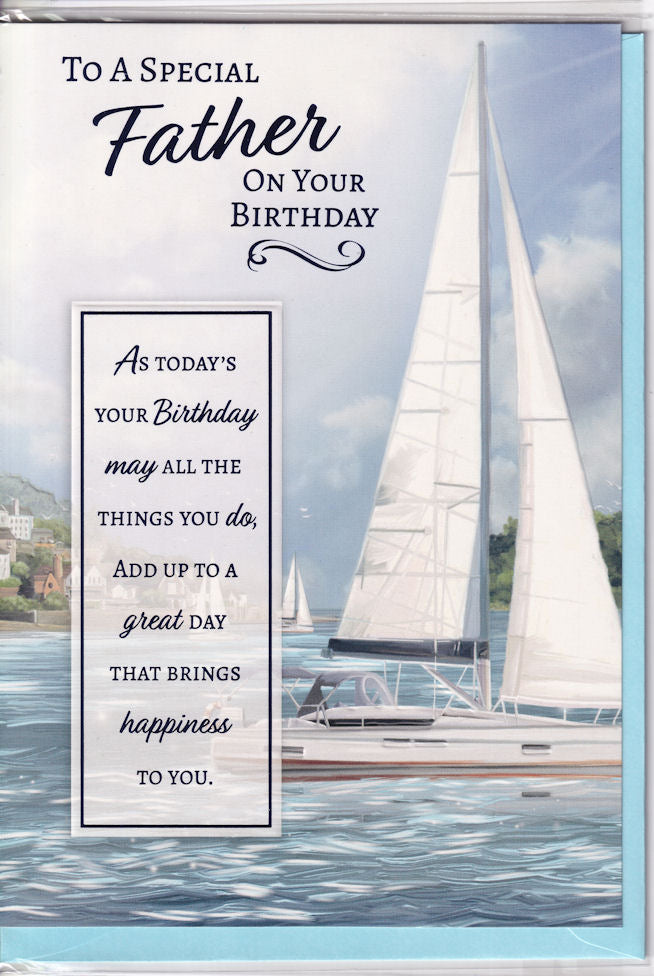 Sailing To A Special Father On Your Birthday Card
