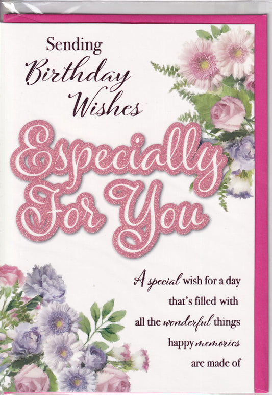 Sending Birthday Wishes Especially For You Birthday Card