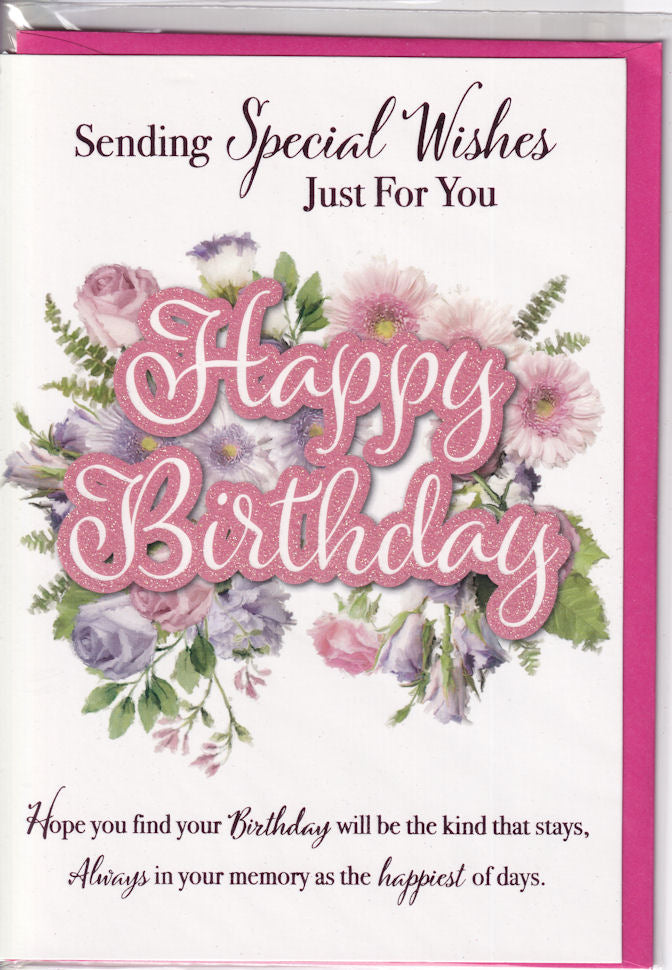Special Wishes Just For You Happy Birthday Card