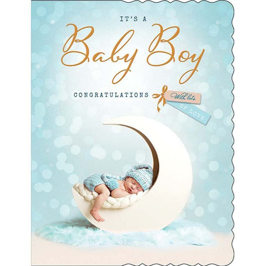Congratulations It's A Baby Boy Card