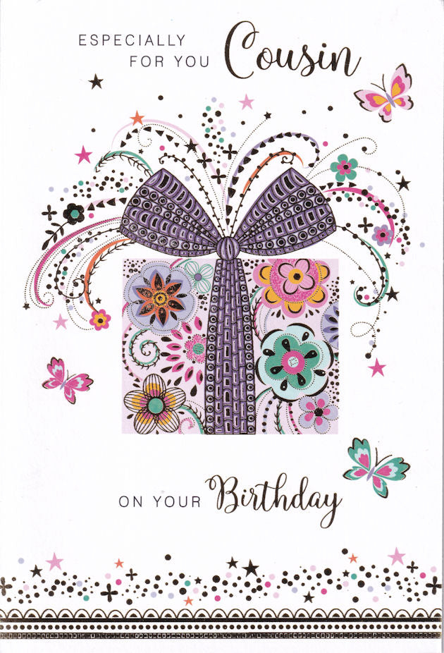 Cousin On Your Birthday Card - Nigel Quiney