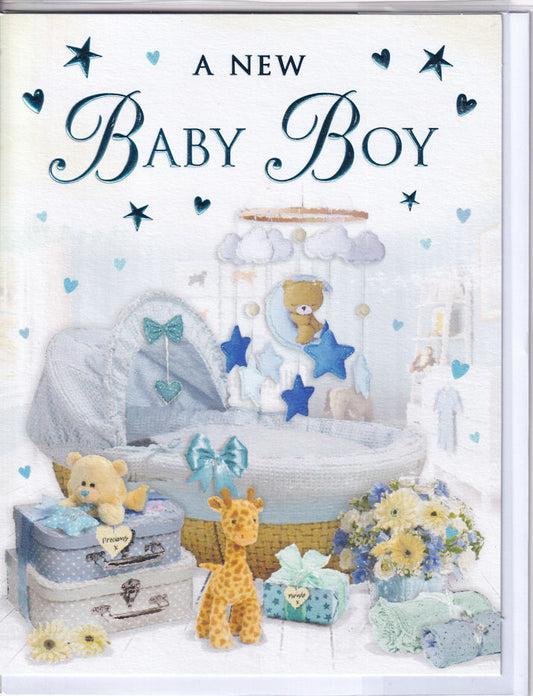 A New Baby Boy Card