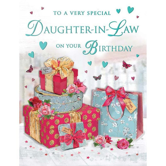 To A Very Special Daughter-In-Law On Your Birthday Card