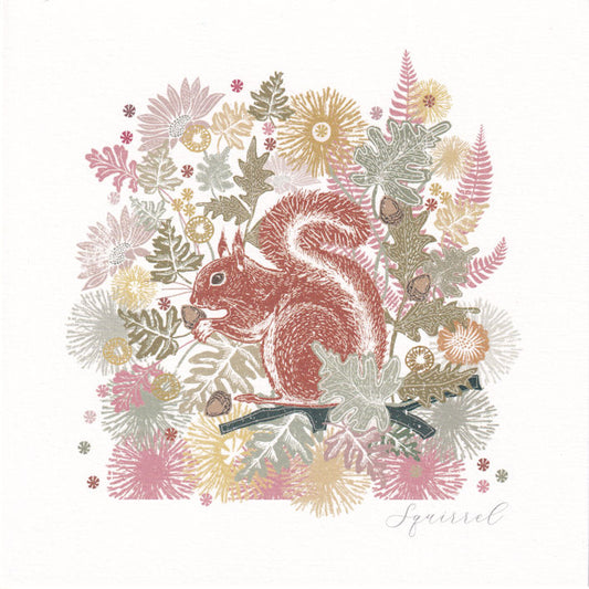 Red Squirrel Greeting Card - Nigel Quiney