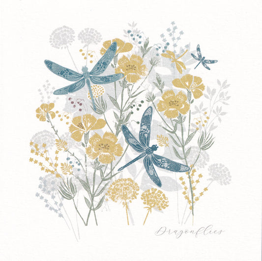 Dragonflies Greeting Card - Nigel Quiney