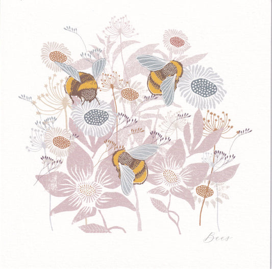 Bees Greeting Card - Nigel Quiney