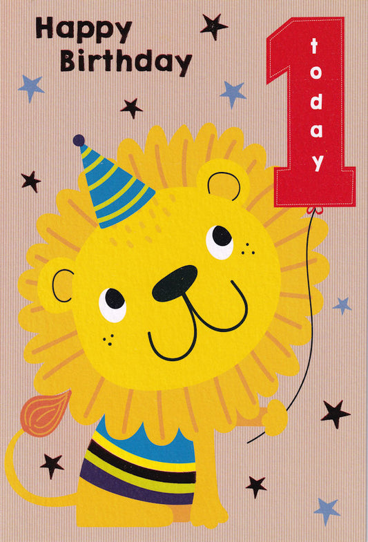 1 Today Boy Happy Birthday Card - Nigel Quiney