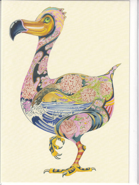 Dodo Bird Greetings Card - Daniel Mackie
