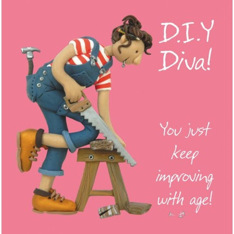 DIY Diva! You Just Keep Improving With Age! Birthday Card - Holy Mackerel