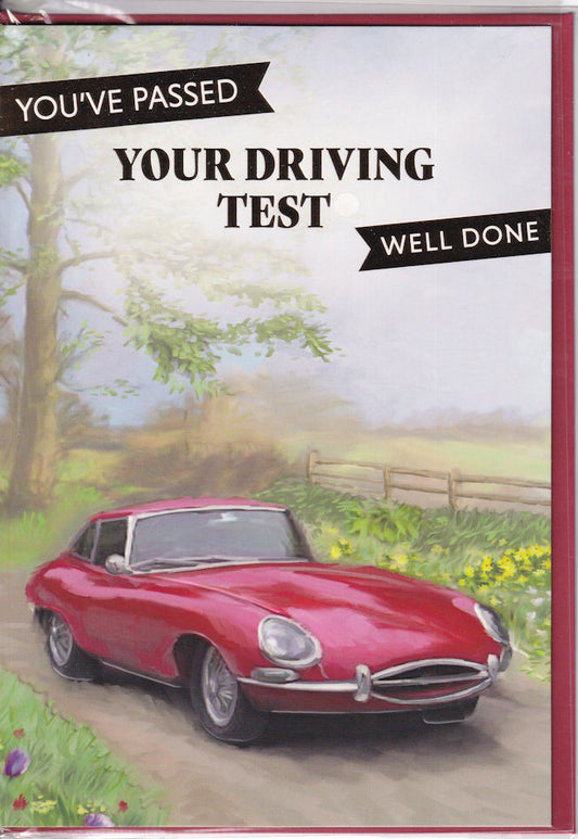 You've Passed Your Driving Test Well Done Greeting Card