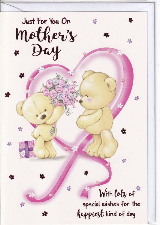 Just For You On Mother's Day Card