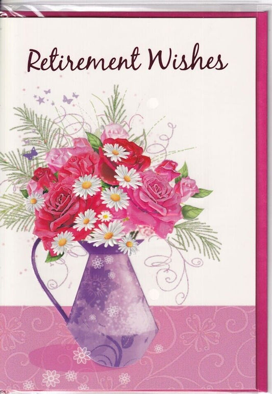 Retirement Wishes Greeting Card for her lady woman female