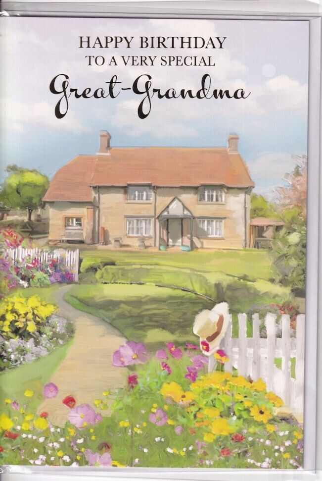 Great-Grandma Happy Birthday Card great grandmother