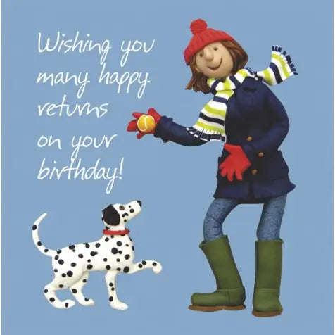 Wishing You Many Happy Returns On Your Birthday! Card - Holy Mackerel